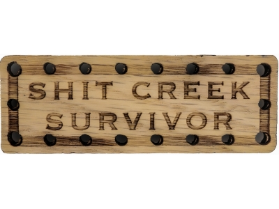 Shit Creek Survivor Oak Wood Patch