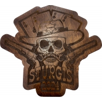 Sturgis 2024 Wild Bill Aces and Eights Large Wall Decor