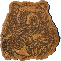 Giant Claw Bear Wood Wall Decor