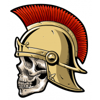 Roman Skull Soldier Patch