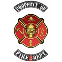 Fire Fighters 3 Piece Back Patch Set