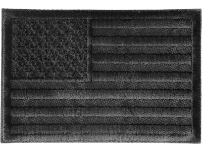 Black American Flag Patch