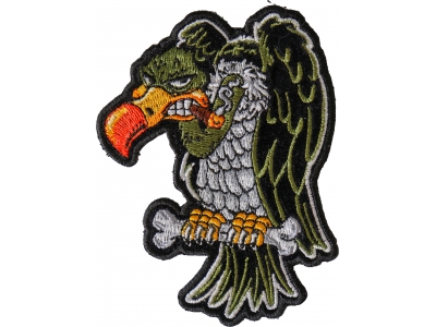 Vulture Patch Smoking a Cigar