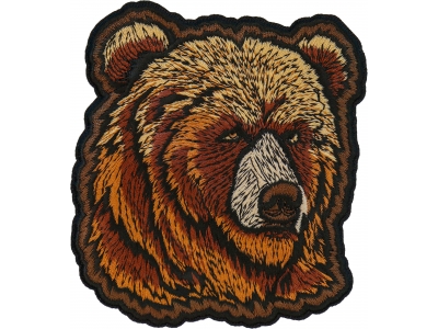 Bear and Claws Patch, Large Animal Patches for Jackets