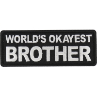 World's Okayest Brother Patch