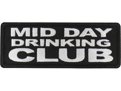 Mid Day Drinking Club Patch