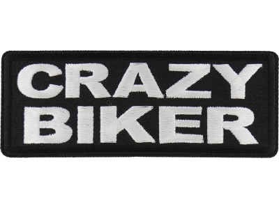 Crazy Biker Patch