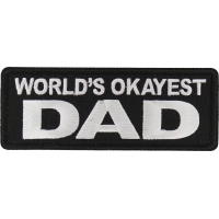 World's Okayest Dad Patch