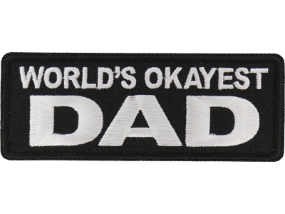 World's Okayest Dad Patch