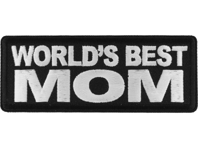 World's Best Mom Patch