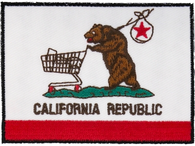 Homeless California Flag Patch