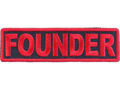 Founder Patch Red