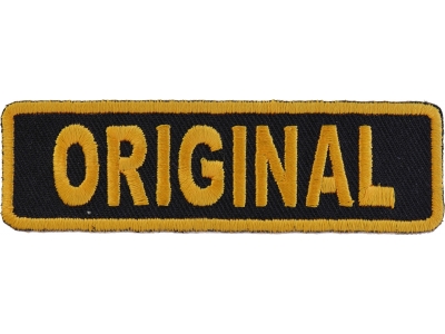 Original Patch In Yellow