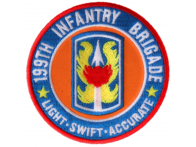 199th Infantry Brigade Patch Light Swift Accurate