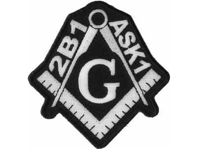 2B1 ASK1 Mason Symbol Patch | Embroidered Patches