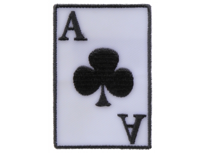 Ace Of Clubs Patch