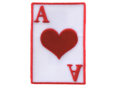 Ace Of Hearts Patch | Embroidered Patches