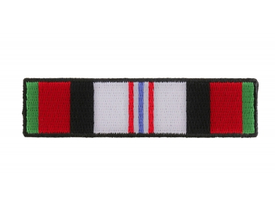 Afghan War Service Ribbon Patch | US Afghan War Military Veteran Patches