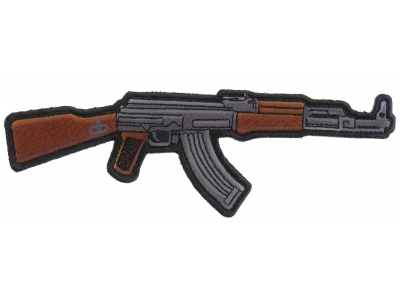 AK 47 Patch Right Assault Rifle Gun | Embroidered Patches