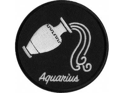 Aquarius zodiac sign Patch