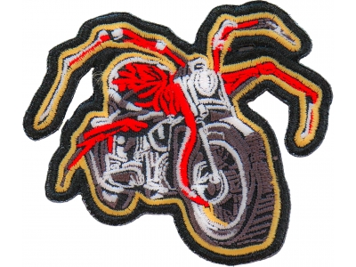 Arachnid Bike Spider Motorcycle Patch Embroidered