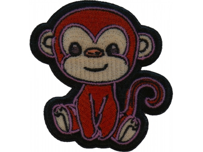 Baby Monkey Iron on Patch