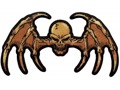 Bat Wings Skull Patch