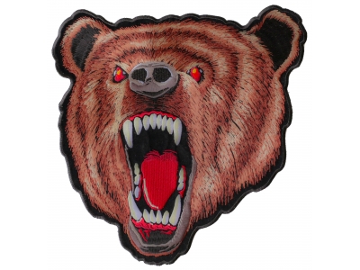 Bear Patch Large | Embroidered Patches