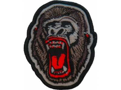 Big Lip Ape Iron on Patch