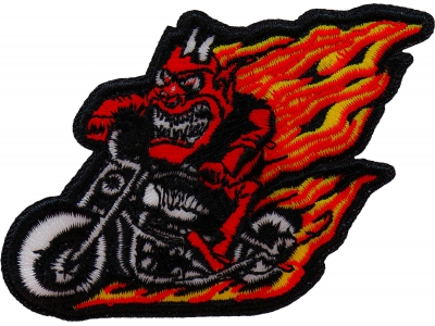 Biker Demon Speeding Patch