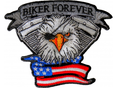 Biker Forever Eagle Eye Patch