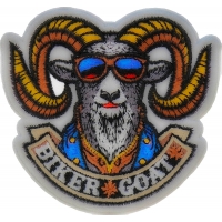 Biker Goat Patch