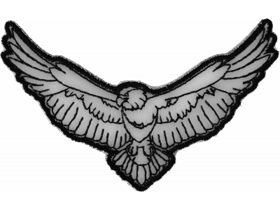 Black And White Eagle Patch