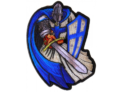 Blue Cape Knight Patch