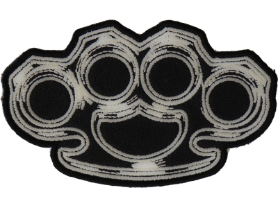 Brass Knuckles Patch | Embroidered Patches