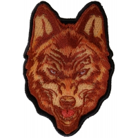 Brown Wolf Patch