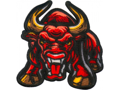 Bull Charging Patch