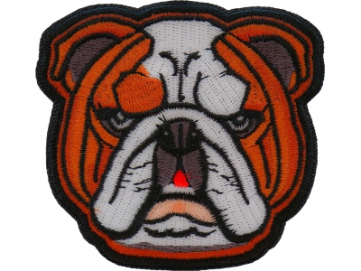 Bulldog Iron on Patch