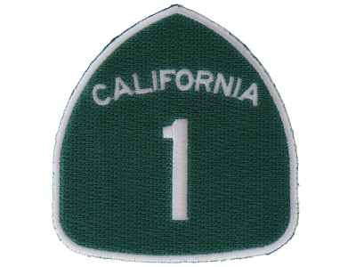 California Route 1 Patch | Embroidered Biker Patches