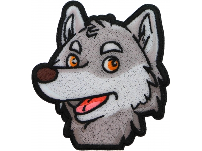 Cartoon Wolf Patch