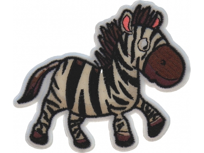 Cartoon Zebra Patch