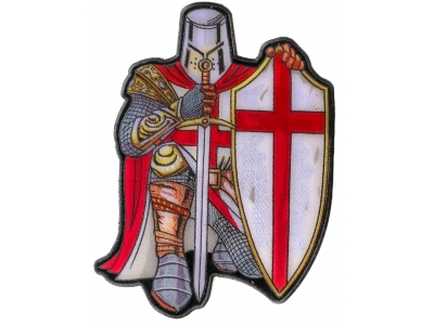 Crusader Knight Large Patch | Embroidered Patches