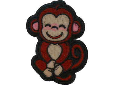 Cute Monkey Iron on Patch