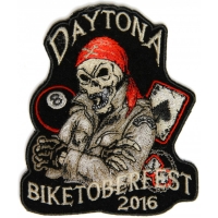 Daytona Biketoberfest 2016 Biker Rally Skull Patch