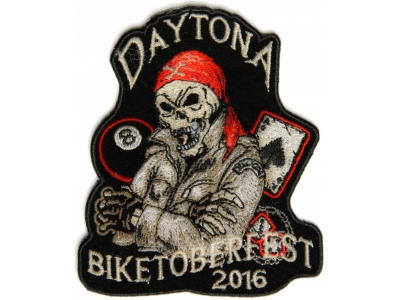 Daytona Biketoberfest 2016 Biker Rally Skull Patch