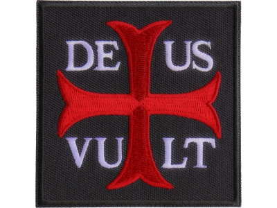 Deus Vult GOD WILLS Christian Patch