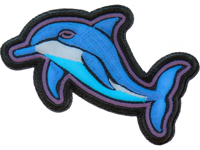 Dolphin Patch Embroidered