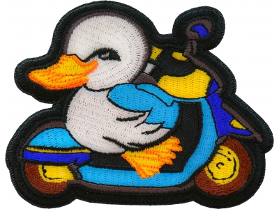 Duck Rider Iron on Patch