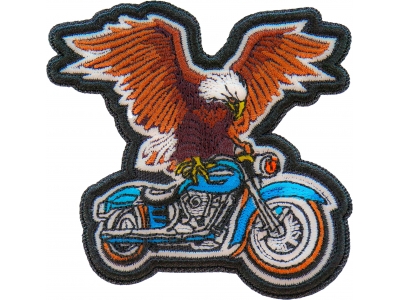 Eagle Biker Motorcycle Patch Embroidered