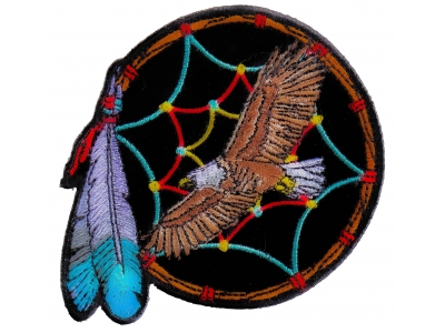 Eagle Dreamcatcher Small Patch | Embroidered Patches